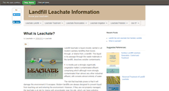 Desktop Screenshot of leachate.info