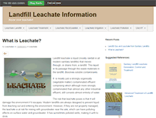 Tablet Screenshot of leachate.info